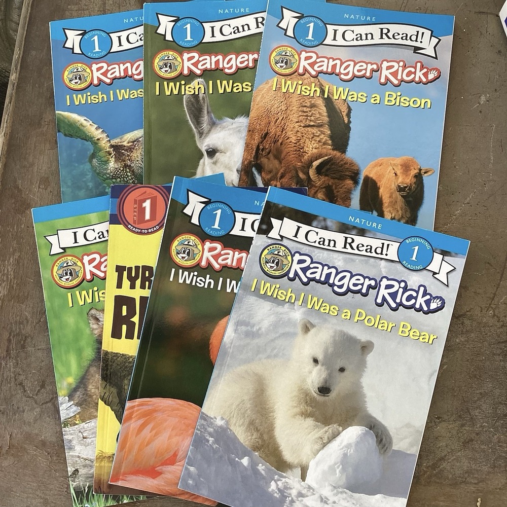 RANGER RICK Nature books I CAN READ! Lot of 6 Kid's Paperback Books